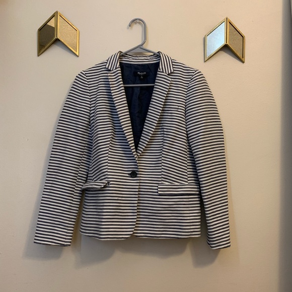 Madewell Striped Blazer - Picture 1 of 3